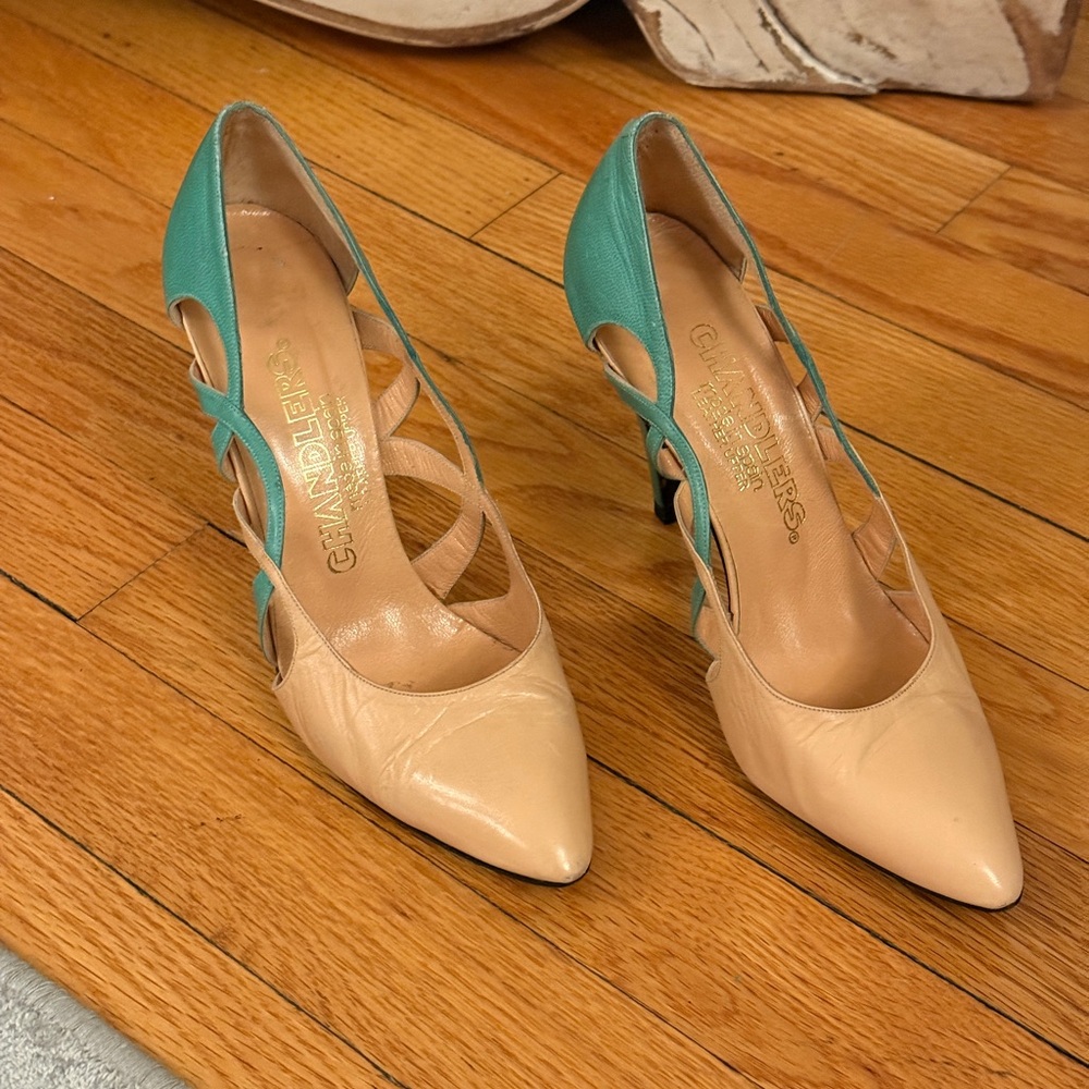 Vintage Chandlers made in Spain leather shoe. Multicolor. Size 6 1/2